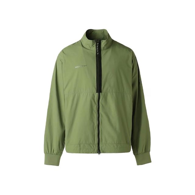 【Mammut 長毛象】Seon Rock 2.0 WB Jacket AF 日系都會風機能立領外套 沼澤綠 中性款 #1012-01080