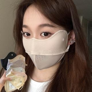 【Porabella】防曬口罩 護眼角防曬口罩 冰絲口罩 機車面罩 自行車面罩 夏天防曬面罩 UV MASK