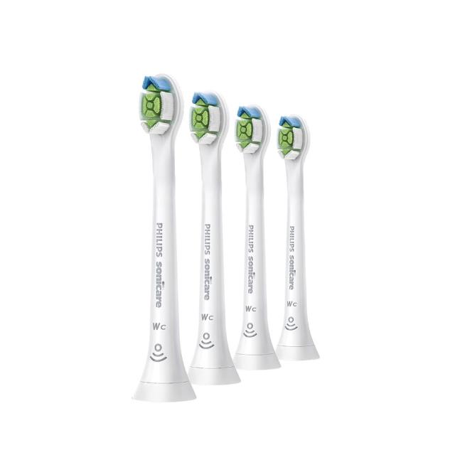 【Philips 飛利浦】HX6074 Sonicare 鑽石亮白迷你刷頭4入組 (深入後牙死角/小口腔適用/官方直營)