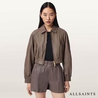 【ALLSAINTS】ANOUK 羊皮短版飛行員皮衣外套 W090LE(常規版型)