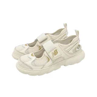 【NEW BALANCE】涼拖鞋 230 Hook and Loop 大童 女鞋 米白 魔鬼氈 運動鞋 G2308YS-M