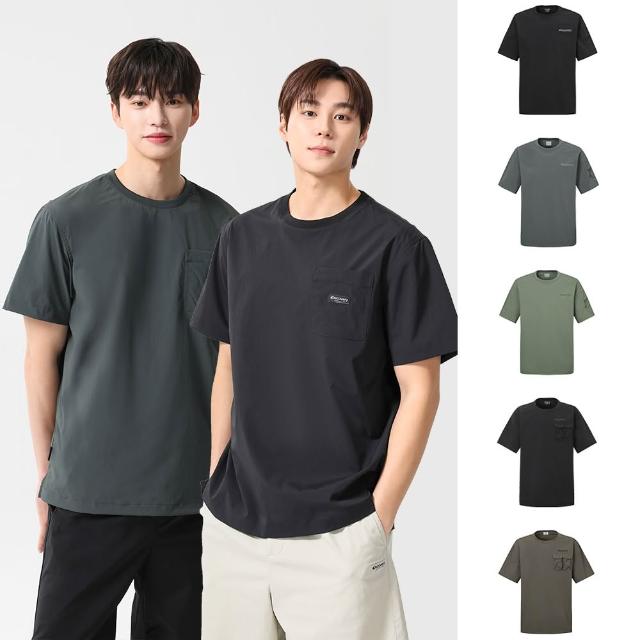 【Discovery Expedition】Freshvent 男版 小LOGO涼感短袖T恤(RS6I053/RS81053/RS85053/RS8H053-十款任選)