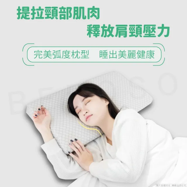 【Beroso 倍麗森】買一送一美姿挺胸束腹帶+防鼾護頸記憶枕(美背 美胸集中 挺胸美姿)