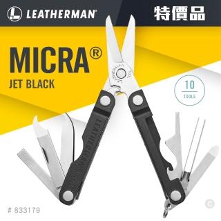 【Leatherman】特價品 NEW MICRA 烏黑色多功能工具剪#833179