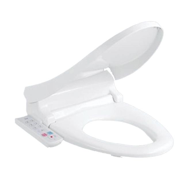 HCG 和成 AF870 免治馬桶座，採用儲熱式加熱設計，提供舒適溫水體驗。防汙抗菌樹脂材質，耐洗耐用，尺寸高16.5 x 寬47 x 深52 cm，重量僅6.1 kg，適合一般馬桶安裝。電壓110V，電線規格1.5m或2.0m，適用水壓0.7~5kgf/cm，臺灣原廠製造，BSMI許可R41173，確保安全衛生，提升居家衛浴品質。