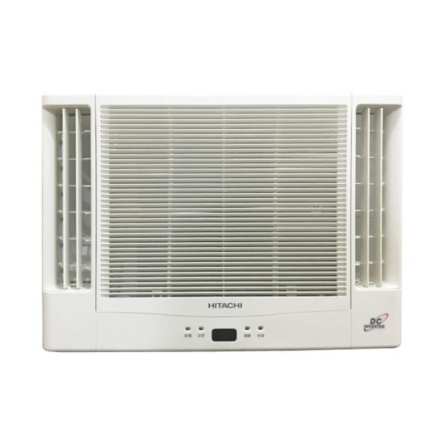  HITACHI 日立 RA-40NR 窗型變頻冷氣，專為6-8坪空間設計，臺灣製造，CSPF 第一級能源效率，年耗電量僅971度，額定冷暖房能力4.1kW，雙出風口設計提供舒適均勻冷氣。全機7年保固，壓縮機10年保固，使用環保R32冷媒，運轉電流5.0A，消耗電力1054W，安裝尺寸寬700×高478mm，外型尺寸寬680×高468×深820mm，商品總重68kg，220V室內供電，BSMI許可字號R41010。省電耐用，完美適用中小型空間，提升居家舒適度。 