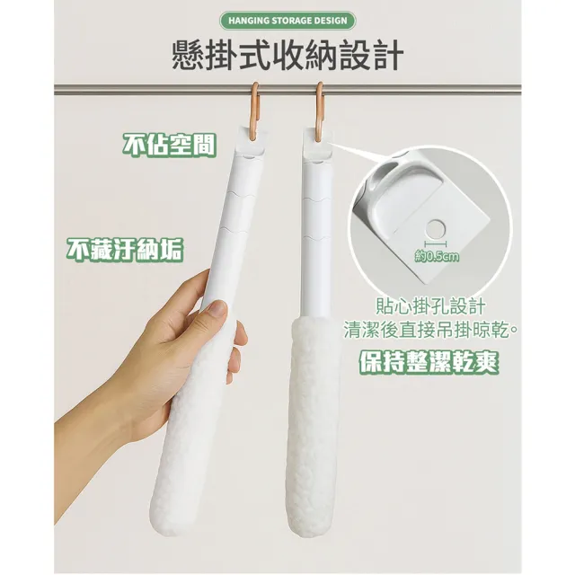 【GREEN BELL 綠貝】五合一循環扇清潔刷 2入組(風扇刷 冷氣刷 縫隙清潔)