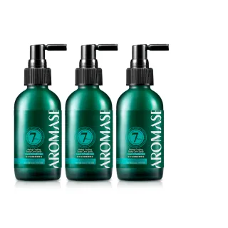 【Aromase 艾瑪絲】全效型草本強健養髮精華液-涼感115mlx3入(強健髮根/長效控油/調理皮屑)