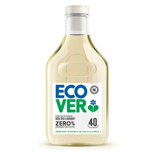 【ECOVER宜珂】無添加ZERO 親膚低敏洗衣精1430ml(洗衣凝露 嬰兒/敏感膚質)
