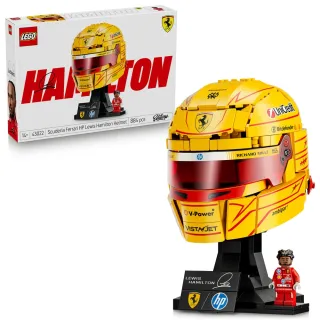 【LEGO 樂高】Editions 43022 Scuderia Ferrari HP Lewis Hamilton 頭盔(法拉利 居家擺設 禮物 玩具)