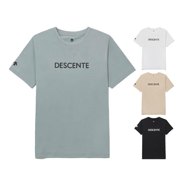 【DESCENTE】迪桑特 TOUGH 男士 基本款短袖T恤(白色/黑色/藍色/米色)
