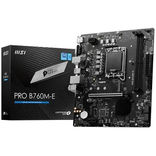 【Intel 英特爾】Intel Core i5-12400F CPU+微星 B760M-E 主機板D5(六核心超值組合包)