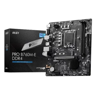 【Intel 英特爾】Intel Core i7-14700F CPU+微星 B760M-E 主機板D4(二十核心超值組合包)