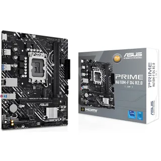 【Intel 英特爾】Intel Core i5-14400 CPU+華碩 H610M-F 主機板(十核心超值組合包)