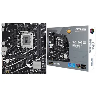 【Intel 英特爾】Intel Core i7-14700F CPU+華碩 B760M-F 主機板D5(二十核心超值組合包)