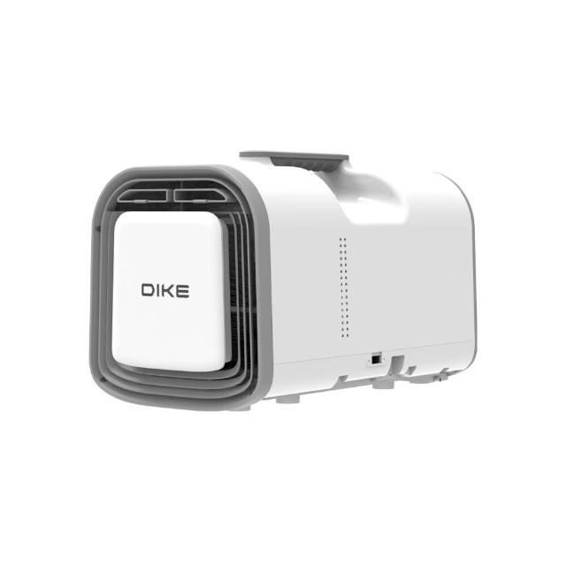  DIKE 多移動式空調 HLE701WT 具備高效能製冷能力，製冷速度快且免排水設計，使用更為便利。創新水迴圈系統提升效率，一機多用可當冷氣、電暖器及按摩機使用，適用3坪以下空間，外型尺寸為270x500x305mm，室內供電，適合多種場景使用。 