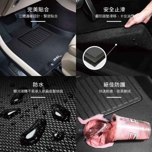 【3D】卡固立體汽車踏墊適用於 Toyota RAV4 2026~2028 第六代/油電版