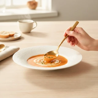 【Royal Duke】冰川紋骨瓷-8吋湯盤★買一送一(伴手禮 濃湯盤 西餐 日式 無菜單料理 禮贈品 立體紋路)