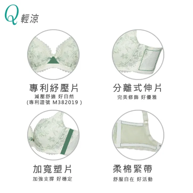 【Swear 思薇爾】買一送一2件組撩波芙花春漾系列A-H罩涼感蕾絲集中包覆女內衣(隨機出貨)