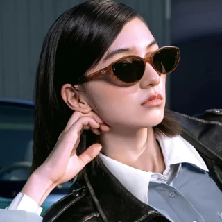 【MOLSION 陌森】貓眼膠框偏光太陽眼鏡(MM3005-C20)