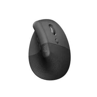 【Logitech 羅技】LIFT 人體工學垂直滑鼠 - 石墨黑 (B2B企業版)