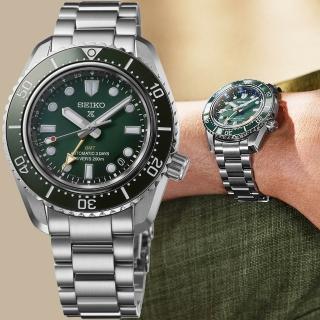 【SEIKO 精工】大谷翔平廣告款 Prospex 三日鍊 GMT 陶瓷圈潛水機械錶-42mm(SPB381J1/6R54-00D0G)