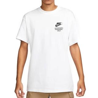 【NIKE 耐吉】As M Nsw Authrzd Personnel Te 短袖 男款 白色 Logo DM6428-100