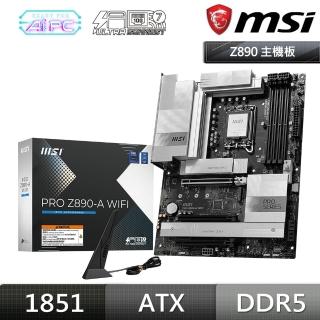【MSI 微星】PRO Z890-A WIFI DDR5 主機板+Intel Core Ultra 7 270K Plus 24核(M+C 組合包)
