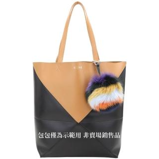 【FENDI 芬迪】包褂熱潮 狐狸毛彩虹毛球吊飾-3色可選