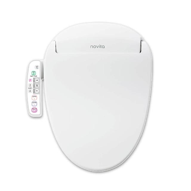 【Novita 諾維達】瞬熱式正離子濾水洗淨便座 BI-304T 長版(ECO 節能/不銹鋼噴頭/薄型設計/免治馬桶)