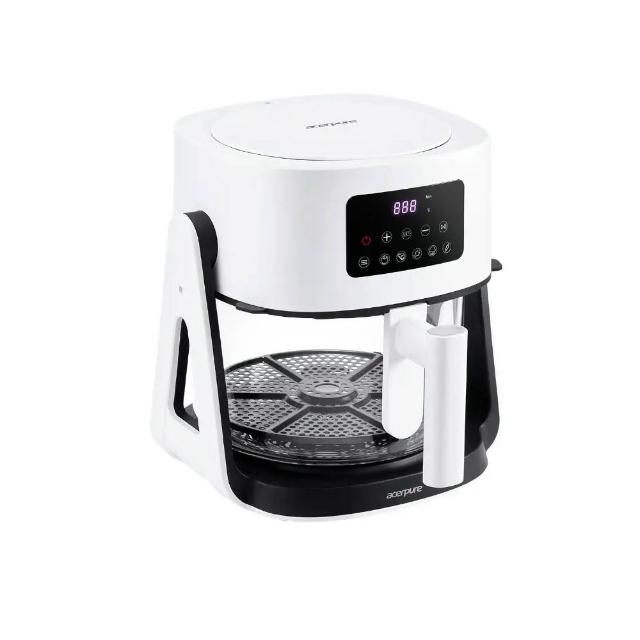 【acerpure】CHEF 一翻炸 二合一翻轉空氣炸鍋 岩鹽白(KF754-70W)