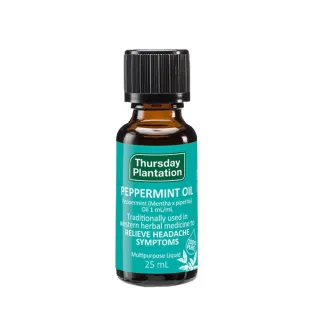 【ThursdayPlantation 星期四農莊】薄荷精油25ml(澳洲原廠公司貨/母親節禮物/母親節禮盒)