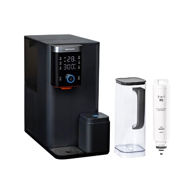 【acerpure】Acerpure Aqua 黑曜石 冰溫瞬熱RO濾淨飲水機(WP744-40B)