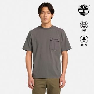 【Timberland】男款黑色Timberchill短袖T恤(A2R8HW08)