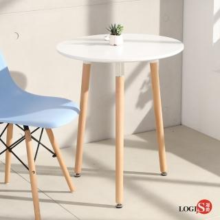 【LOGIS】自然簡約北歐60CM圓形桌(圓桌 工作桌 書桌 休閒桌)