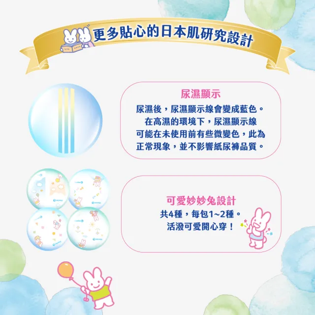 【妙而舒】瞬吸舒爽黏貼型紙尿褲/尿布 L-XL 3箱購(L52片x12包/ XL44片x12包)