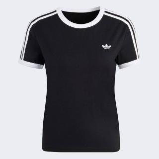 【adidas 愛迪達】3s Tee Slim 女 T恤 運動上衣 休閒短袖 黑 亞版(KD7980)