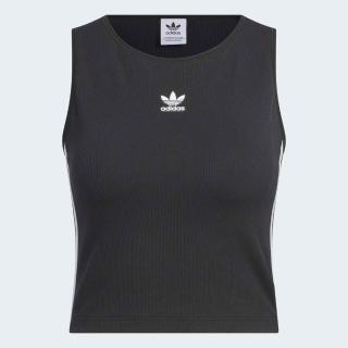 【adidas 愛迪達】3s Pad Tank 女 背心 運動背心 黑 亞版(KB6417)