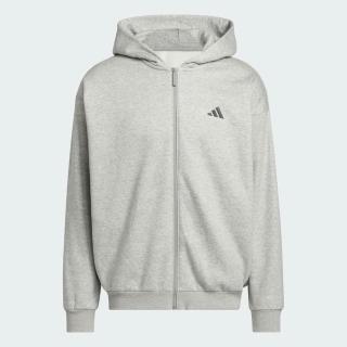 【adidas 愛迪達】Fz Hoody 男女 連帽外套 保暖 運動外套 灰(KB7562)