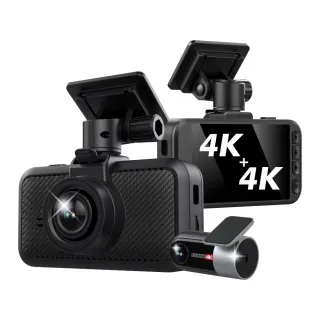 【大邁】K95 4K+4K HDR 區間測速+科技執法預警 藍芽速連 5G-WiFi AI行車記錄器(贈64G記憶卡)