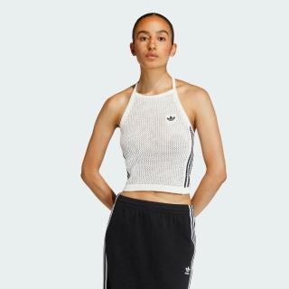 【adidas 愛迪達】運動背心(KC6485 女款ORIGINALS休閒鉤織背心)