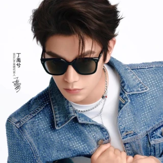 【BOLON 暴龍】方形膠框偏光太陽眼鏡(☆BL3255-C01)
