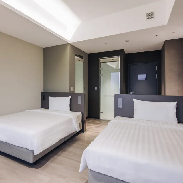 烏石港OA HOTEL｜沙沙坐享雙床房住宿券1間/晚含早餐(小假日+400.假日+900.大假日+1700-YOUBON)