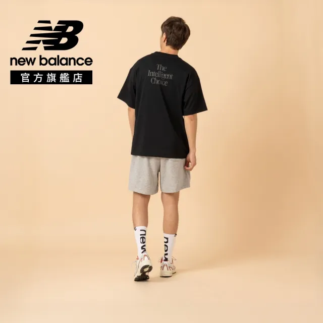 【NEW BALANCE】NB 快乾排汗短袖上衣_男性_黑/米白色_MT6145W6BK_MT6145W6SST(美版 版型偏大)