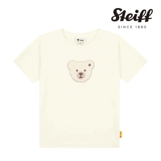 【STEIFF】熊頭童裝 經典熊頭 短袖T(短袖上衣 啾啾款)