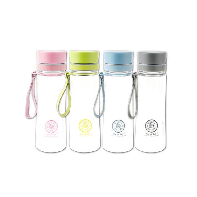 【GREEN BELL 綠貝】Tritan馬卡龍花漾水壺500ml2入組(寬口 環保 無毒 運動 露營 直飲 SGS)