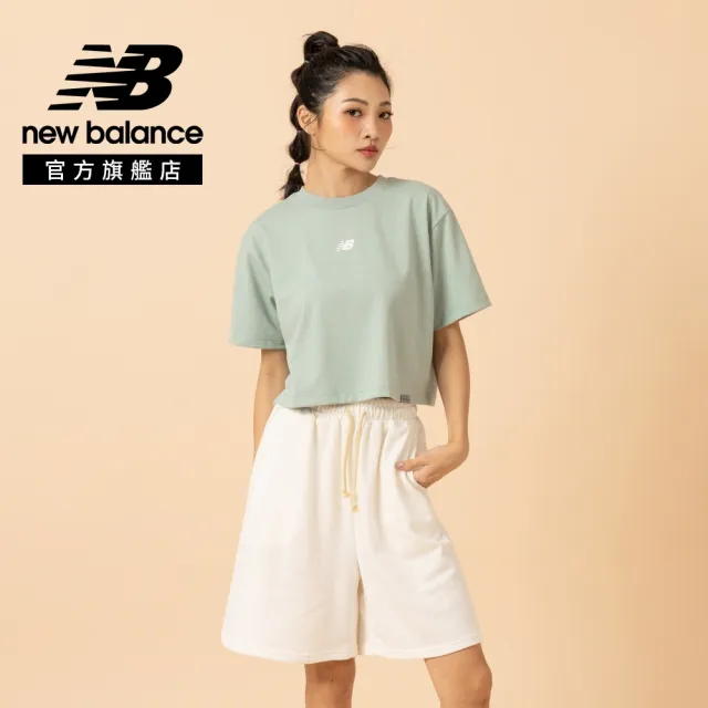 【NEW BALANCE】NB 短版LOGO短T_女性_黑/綠/米白_WT61B2G9BK_WT61B2G9MCN_WT61B2G9SST(美版 版型偏大)