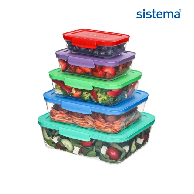 【SISTEMA】NEST 好收納保鮮盒(330ml / 600ml / 1L / 1.5L / 2.3L)