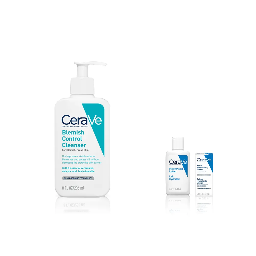 【CeraVe適樂膚】戰痘神器★淨膚白泥抗粉痘潔面露 236ml(控油抗粉痘/水楊酸)