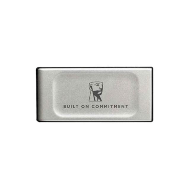 【Kingston 金士頓】XS2000 1TB USB 3.2 Gen 2x2 外接式 SSD 固態硬碟 - 銀色(SXS2000/1000GA)